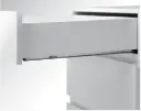 [127240241] مجري سمت مرحلتين باكم smart slide Full Extension Soft Close Drawer Pin Fix (25 سم)