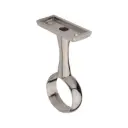 [0683551035] Round wardrobe rail centre support  (Brass plated, -)