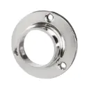 [0683551030] Wardrobe rail support die-cast zinc round  (Brass plated, -)