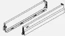 [F100062931] Nova Pro Classic drawer sides H90, left/right (550 mm, Pure White)