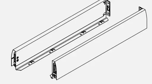  Nova Pro Deluxe drawer sides H90, left/right