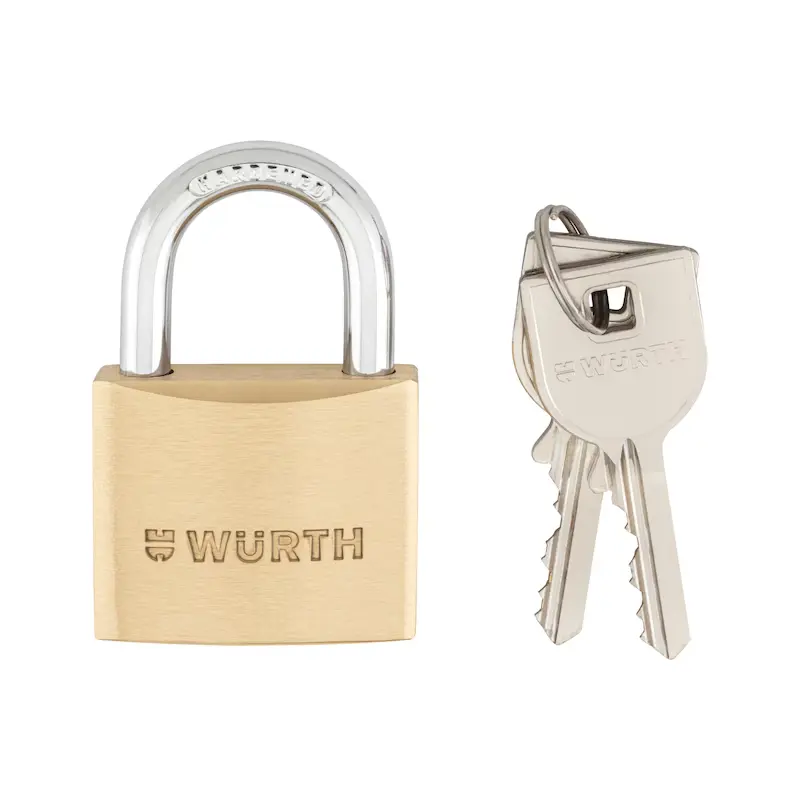 قفل الماني فورثWürth brass padlock