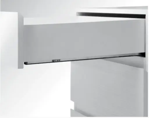 مجري سمت مرحلتين باكم smart slide Full Extension Soft Close Drawer Pin Fix